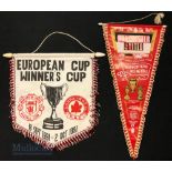 1977 and 1991 Manchester United Football Honours and European Cup Winners Cup Pennants, The