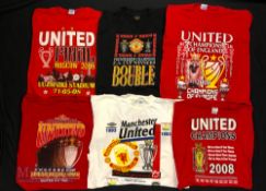 1993-2007 Manchester United Football T-Shirts (6), Manchester United Premier League Champions 1993