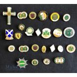 Collection of 25x Scottish Celtic Football club enamel badges 1970s onwards, to include Scotland