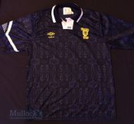 1991/94 Scotland SFA Home football shirt size large, in blue, Umbro, short sleeve