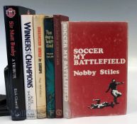 6x Manchester United Hardback Books - Winners and Champions The story of Manchester United 1985, Sir