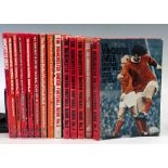 The Manchester United Football Book x14, Numbers include 1, 2, 3, 4, 5, 7, 8, 9, 10, 11, 12, 13, 14,