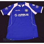 Airbus UK Home football shirt size large, in blue, short sleeve, with 23 to the reverse, Macron,