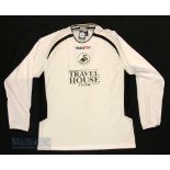 2006/07 Swansea City AFC Home football shirt size XL, in white, Macron, long sleeve