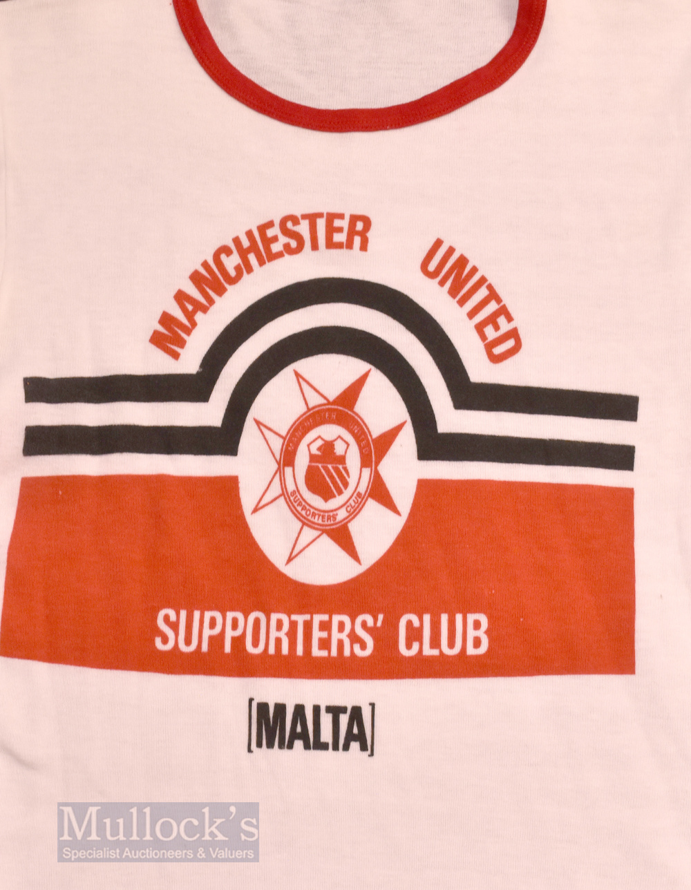 Scarce Manchester United Supporters Club T-Shirts features 1959 Malta Supporters Club short - Image 2 of 3