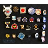 Collection of 25x Scottish Football club enamel badges 1970s onwards, to include Rangers, East Fife,