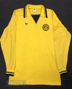 1979/80 Borussia Dortmund Home football shirt size large 7/8, Erima, in yellow, made in West