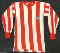 1980s Athletico Bilbao Home football shirt no labels/sponsor, ‘Talla 2, No Fte. T-28’ sticker