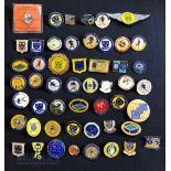 Collection of 50x Shrewsbury town FC Football badges Enamel and Metal badges a good mixture, 1 early