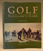 Hamilton, David signed – "Golf – Scotland's Game" publ'd 1998 – a full colour litho printed