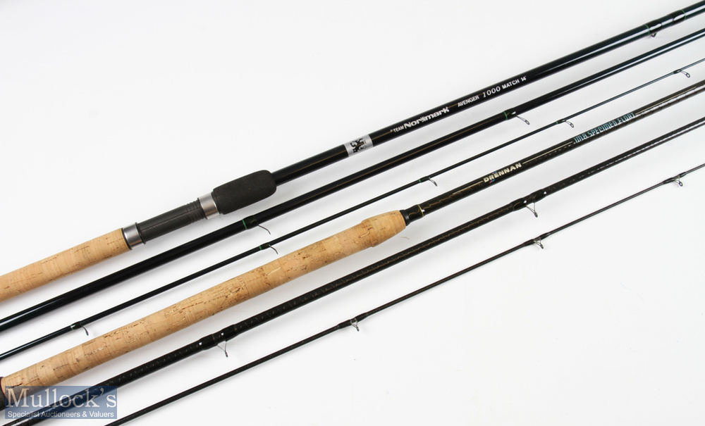 Normark Team Avenger 1000 14ft 3 piece Match Rod in mcb with light use, together with Drennan IM8