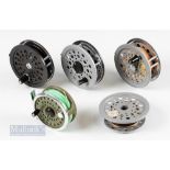 4x Shakespeare Fly Reels – incl 3" 2760 Merlin, 3 ½" Super Condex, 3 ½" Beaulite and a 3 ½"