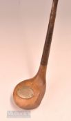 Interesting Presentation Golf Club c1906 – Auchterlonie scare head bulger driver with engraved