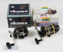 2x Sea Reels – Cormoran Seacor L-C reel with line counter in original box with light signs of use,