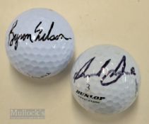 2x Legendary 1930/40s US major golf winners signed golf balls – Byron Nelson 5x major winner and