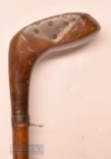 Early Sunday Golf Walking Stick fitted with socket head wood handle - and an integral metal