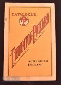 Early Photographic Catalogue "Thornton-Pickard", Altrincham, 1910-20s a 32 page catalogue 15 Cameras