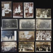 c1920 Girl Guide & Social History Postcards to include 1st Tooting Co Girl Guides, 3 group