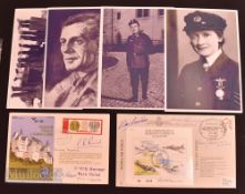 RAF 50th Anniversary of Flugplatz Gutersloh Signed First Day Cover signed by Avis Hearn WAAF, Viktor