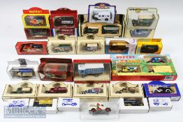 28x Boxed diecast model cars by Models of Yesteryear, Oxford Die cast, Lledo, Readers Digest, to