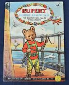 Rupert Summer Adventures paperback book No 40. In good condition, slight rusting to staples.