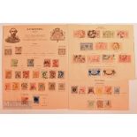 Sweden - Sheets of Postage Stamps from an 1890s Album Collection of 40 stamps ranging from 1859 to