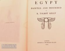 Egypt, Painted and described by R Talbot Kelly, 1904 with 75 Colour Plates from most attractive