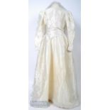 Vintage Clothing - Actress Angela Grant - by Alexandrine Wedding Dress from her Personal