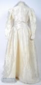Vintage Clothing - Actress Angela Grant - by Alexandrine Wedding Dress from her Personal
