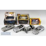 9x Model Diecast Burago Italy Cars with 5x Boxed examples Williams FW 08C 1:24, Alfa Romeo Giulietta