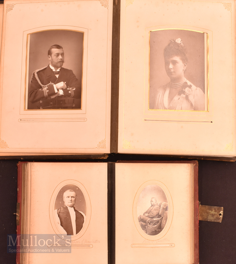 c1880 x3 Leather Album of Cabinet and Carte de Visite Cards. Noted card of Bishop Samuel Ajayi - Image 3 of 4
