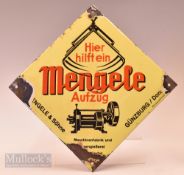 WWII Nazi Germany – Josef Mengele Family Business Sign - an interesting item with a link to one of