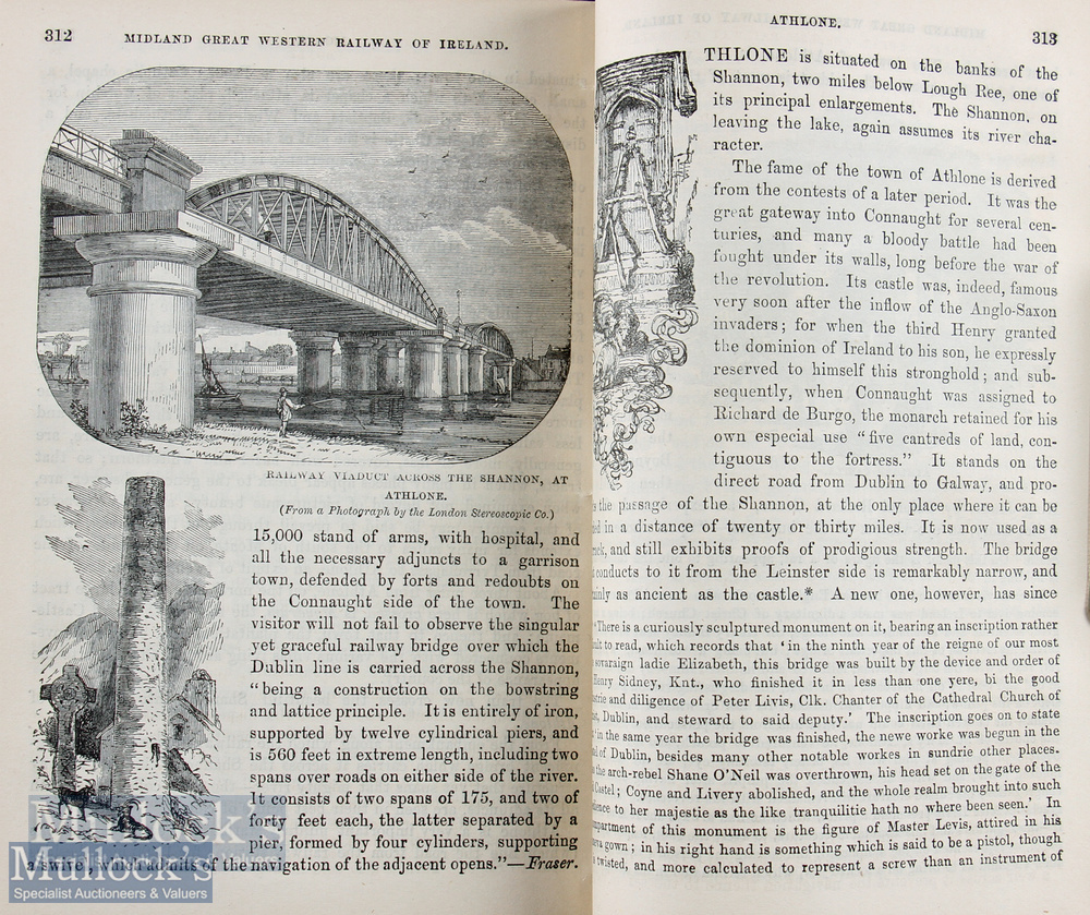Railways - Ireland; The Official Guide to The Midland Great Western And Dublin And Drogheda Railways - Image 5 of 5