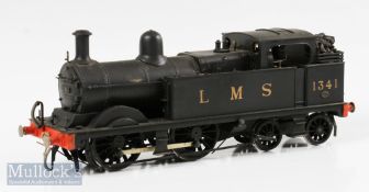 O Gauge Electric Finescale LMS 1341 Locomotive 1P-D possibly made by Kenard Models, 2 rail metal