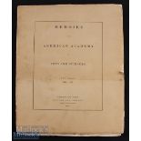 USA – Memoirs of the American Academy of Arts and Sciences, New Series Vol 3 1848 with