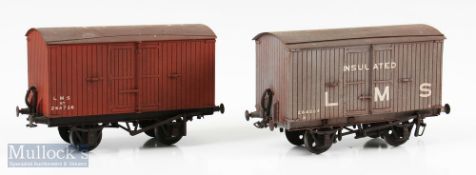 Janick Models O Gauge Model Railway Finescale LMS Wagons incl' a LMS Insulated wagon and a LMS BT