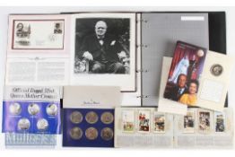 Selection of Assorted Stamps and First Days Covers Churchill Centenary First Day Covers, Historic