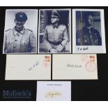 German WWII Signed First Day Covers featuring Franz Hack (1915-1997), Karl Heinz Lichte (1920-