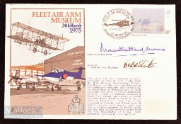 1975 Fleet Air Arm Museum Postal History Envelope signed Mountbatten of Burma