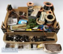 Mixed O Gauge Model Railway Accessories incl' spare parts, kits tools, to include, wheels, trees,
