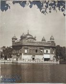 India & Punjab – Golden Temple Photograph, an usually large vintage photograph of the Sikh holy