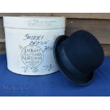 Lock & Co Hatters Gentleman's Bowler Hat in Lock & Co box, good clean condition