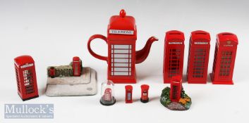 Selection of Red Telephone Box Collectable Items – Penthouse & Pavement the Telephone Box