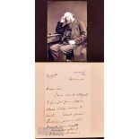Autograph – Robert Gascoyne-Cecil 3rd Marquess of Salisbury (1830-1903) Signed Handwritten on