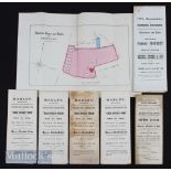 1906-1920 Estate Auction catalogue & Colour Plans Herefordshire features Sufton Estate, Bage House