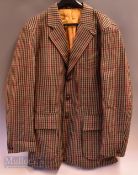Vintage Clothing - Gent's Tweed blazer jacket Pure Wool Scottish Cheviot Cloth by Teviotex of Hawick