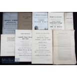 1877-1919 Estate Auction catalogue & colour Plans Herefordshire to include 1877 The Litley Court