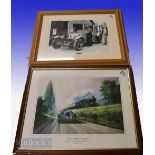 **Mullocks Staff Party Lot** Quantity of Paintings, Pictures and Prints featuring Motor Racing