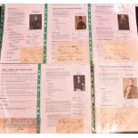 Selection of Victorian Political Autographs featuring Robert Peel (1788-1850), Henry Somerset, 7th