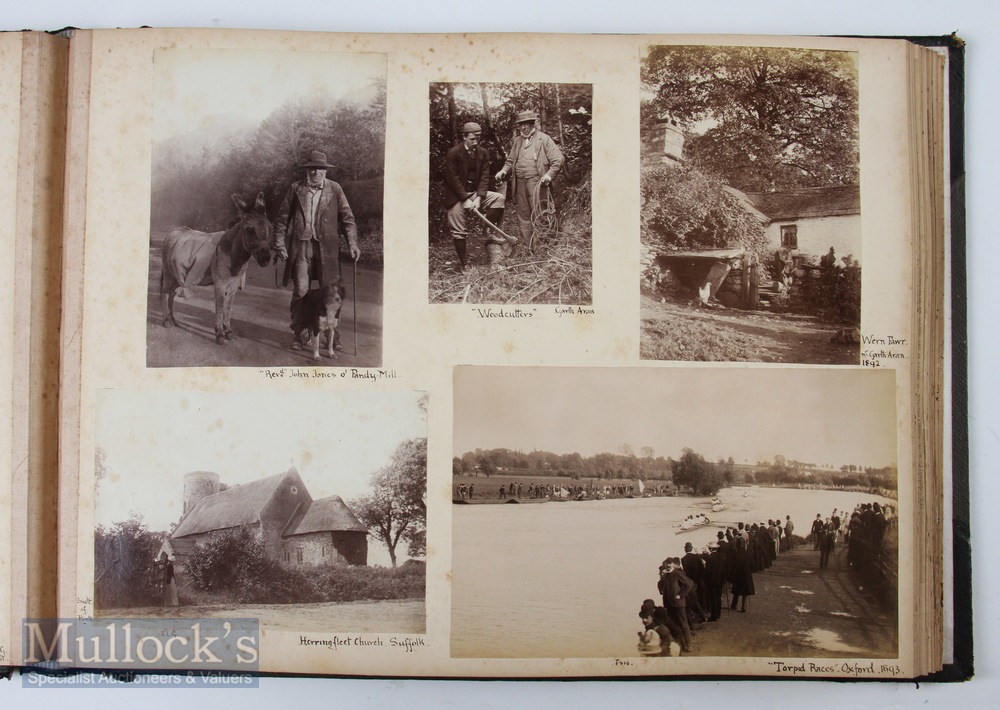 1890-1893 Large Victorian Photograph Album full of 150 plus images of North Wales, Garth Aaron, - Image 3 of 9